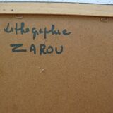 Lithographie signée zarov et numéroté