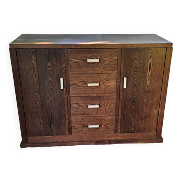 Buffet de style art déco en bois palmier