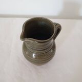 Small pitcher in glazed ceramic signed JC Seguin Puisaye (pictogram)