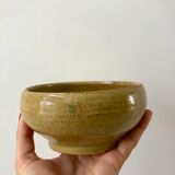 Ceramic bowl / glazed pottery signed 60s-70s