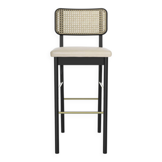 High Black Stools Red Edition