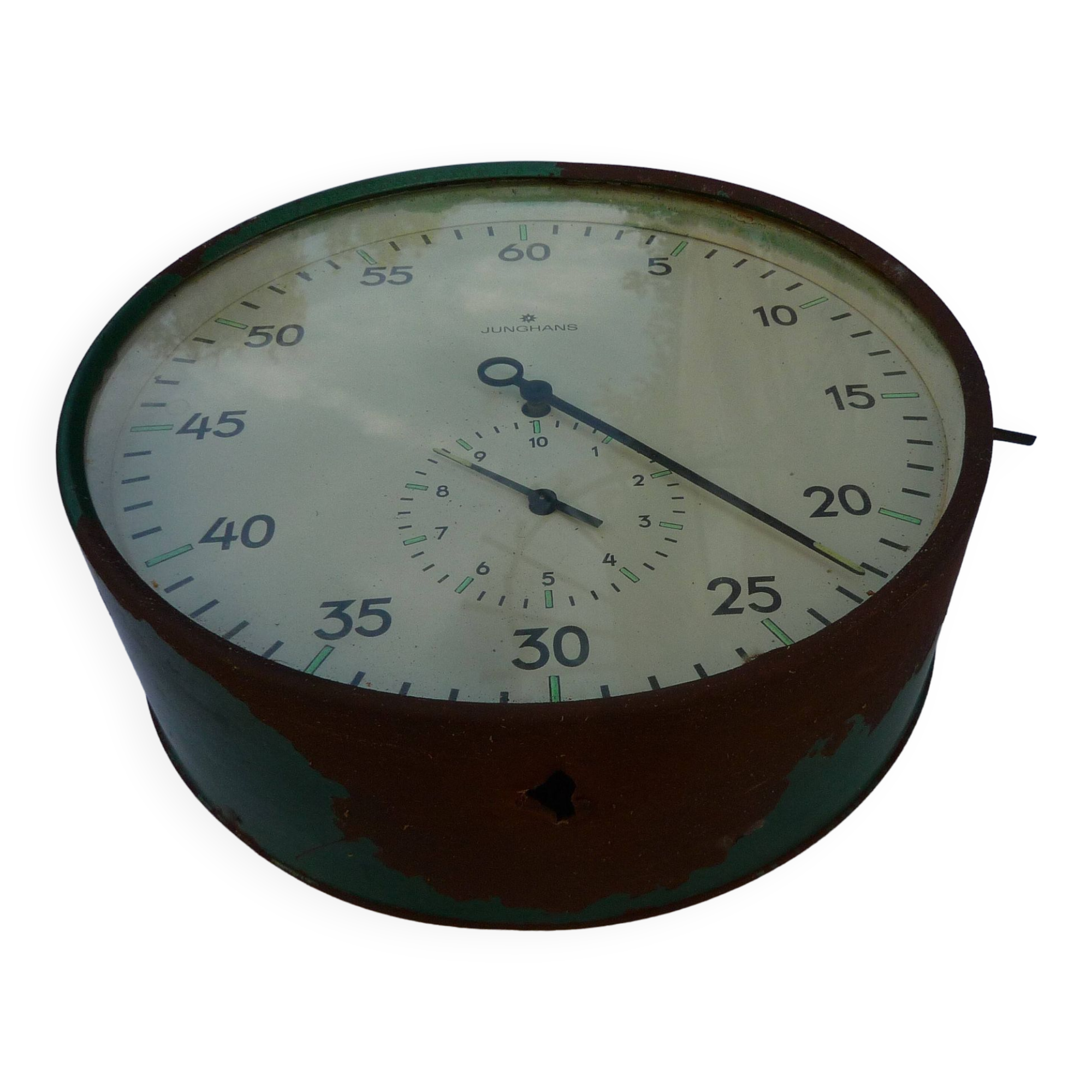 Minuteur Mécanique Junghans Pour Chambre Noire - Chronomètre Debout Beige - Occasion Fonctionnel