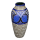Art Deco vase in glazed stoneware by Louis Dage, butterfly motifs, circa 1930.