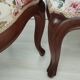 Paire de chaises Louis Philippe assisse tissu