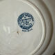 Ironstone plate Émile Bourgeois Excelsior model