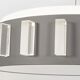 Metal and plexiglass ceiling light Anonymous Sweden 1970