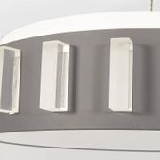 Metal and plexiglass ceiling light Anonymous Sweden 1970