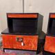 vintage 70s bedside tables