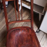 Chair by J Hoffman in curved wood from the 1900s