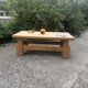 Wooden coffee table