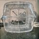 Vintage crystal ice bucket, 1980s