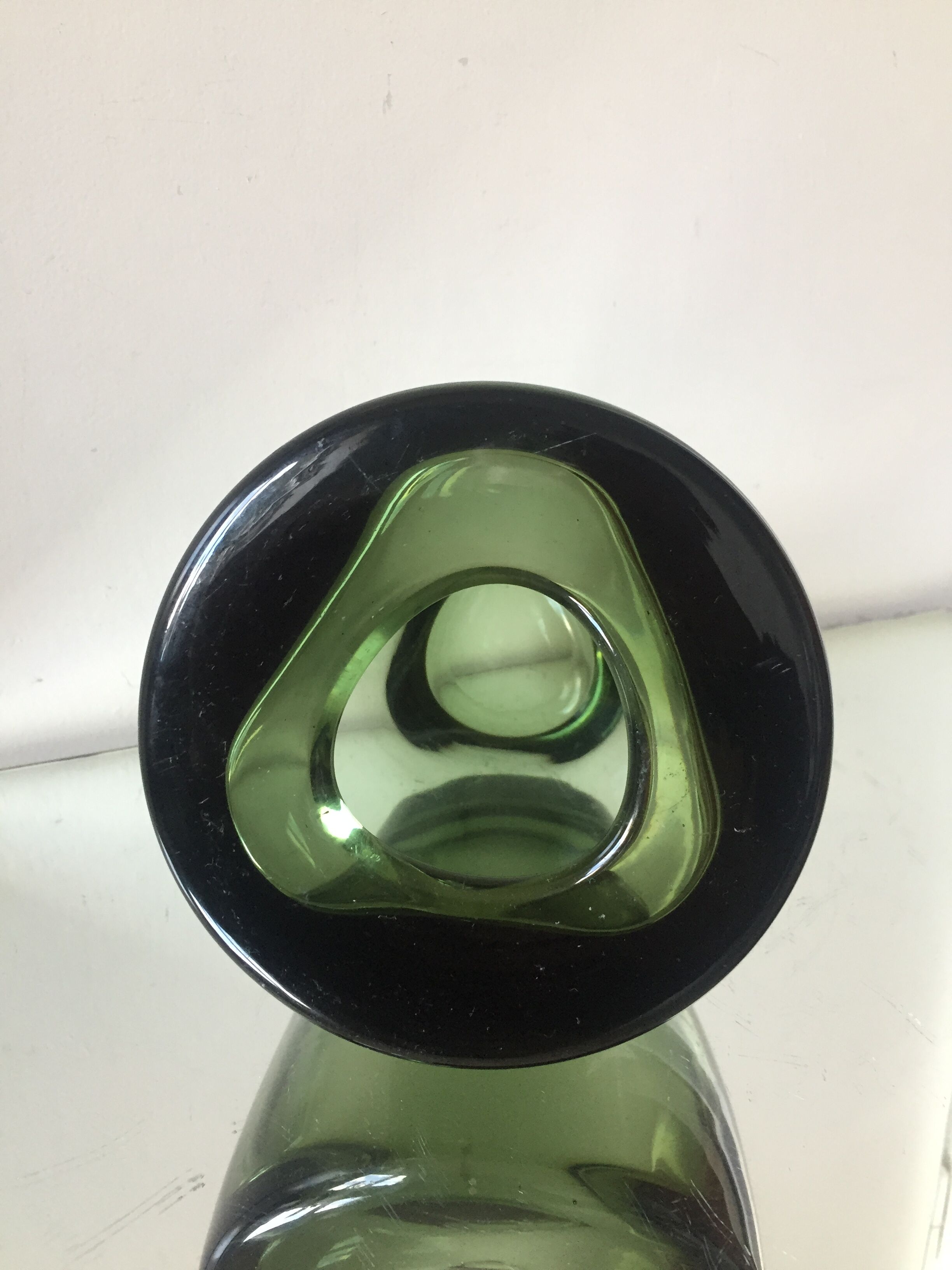 Danish Holmegaard vase by Per Lutken 1960's