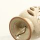 Vintage openwork ceramic floral night lamp, France 1960s