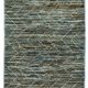 Handwoven Tribal One of a Kind 86 cm x 335 cm Blue Wool Runner Carpet