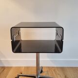 Plexiglass furniture on wheels