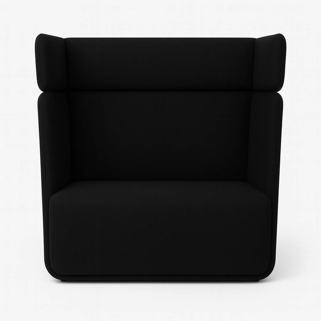 Black sofa - high back