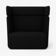 Black sofa - high back