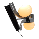 Space age wall lamp with 2 glass balls