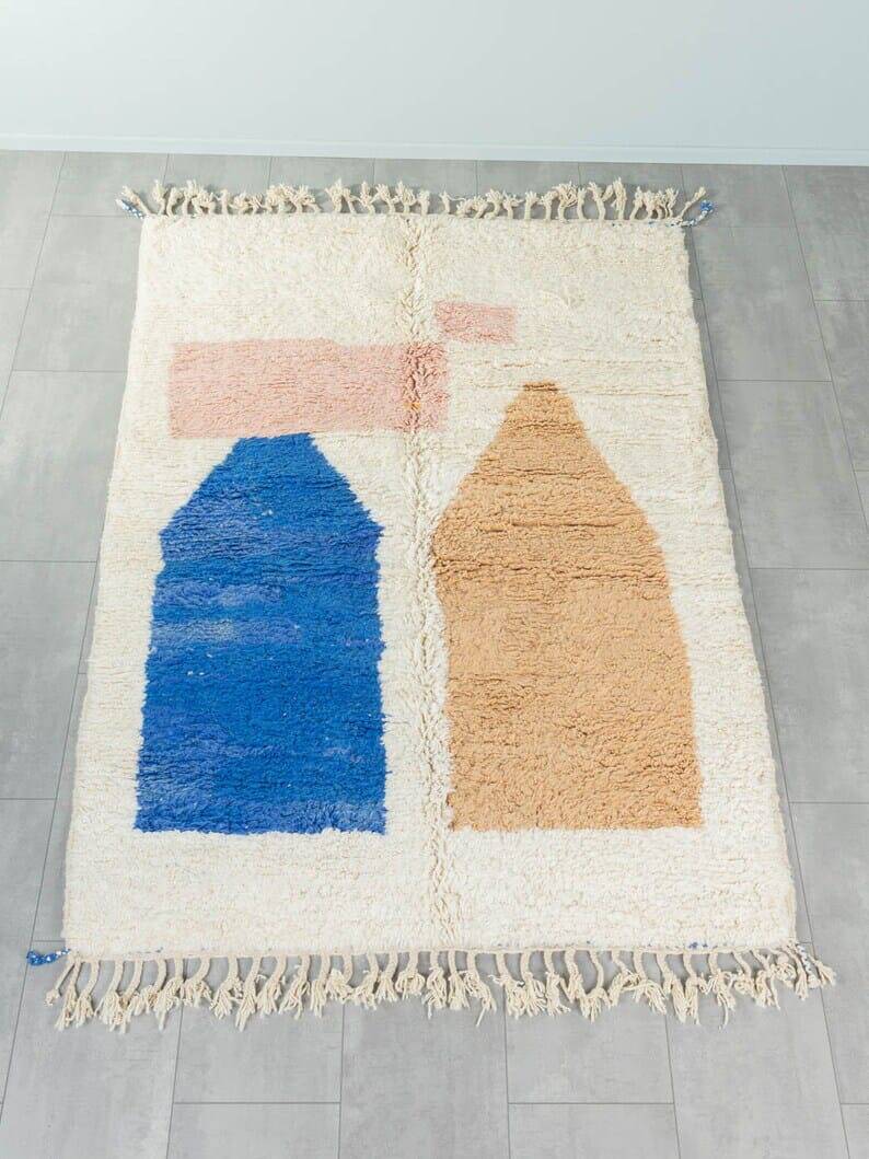 Handmade traditional pure wool rug size 1.6/2.5 m