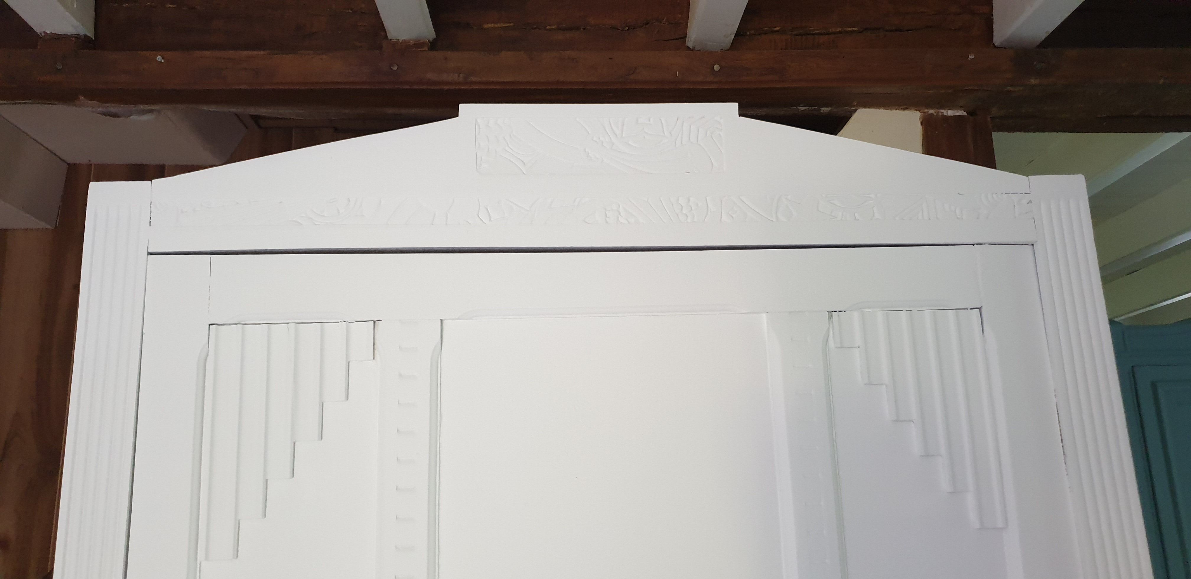 White Parisian wardrobe