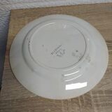 1900 1905 set of 7 earthenware plates Badonviller France Cherry model
