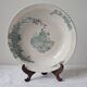 Hollow round plate FF Pexonne. Iron clay. Country model.
