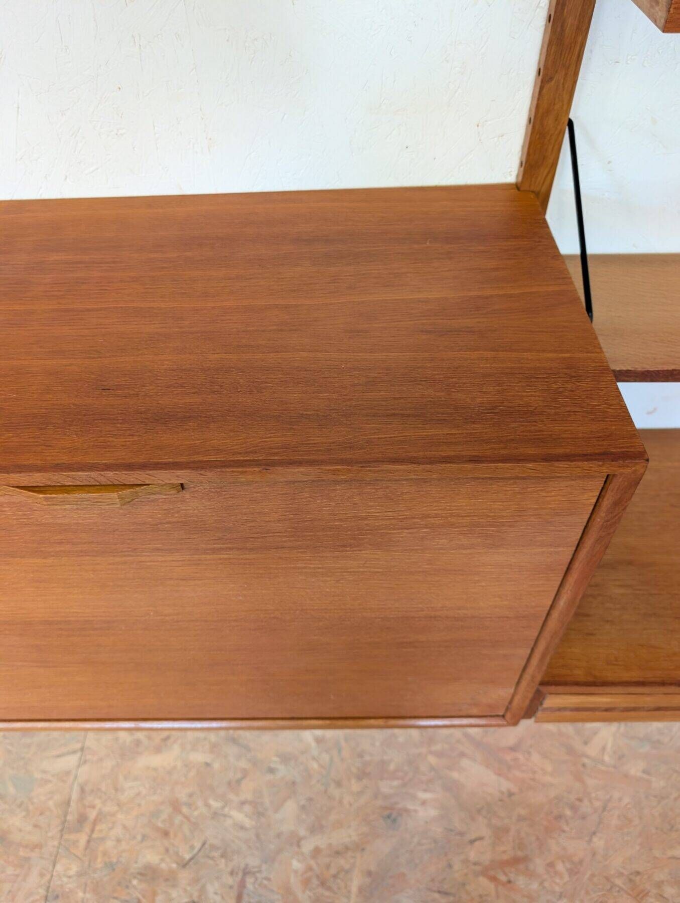 Teak wall unit by Poul Cadovius from the 1960s.
