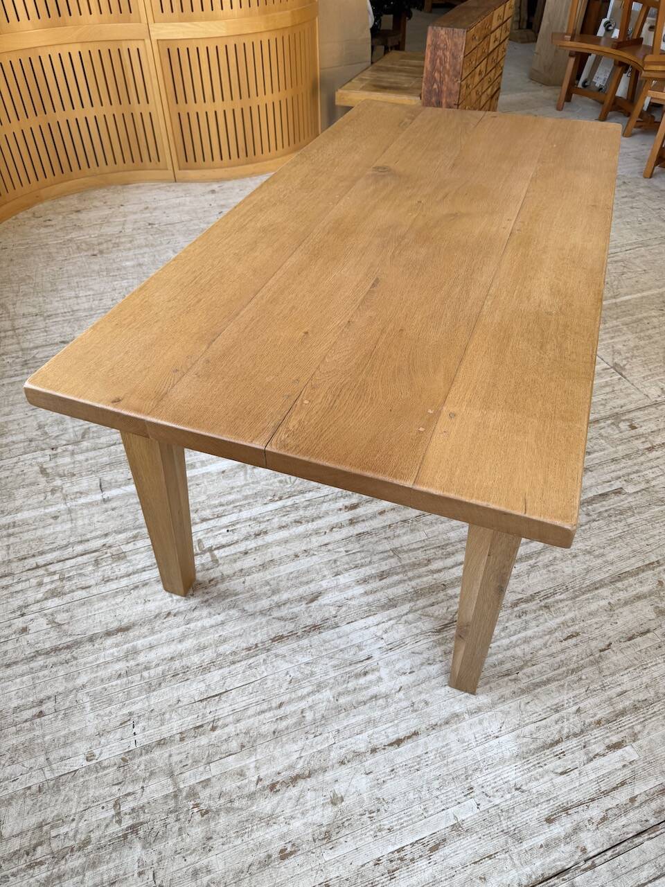 Solid oak farmhouse table 180/270 cm + extensions