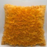 Vintage fur cushion