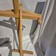 Vintage wooden valet clothes stand dressboy