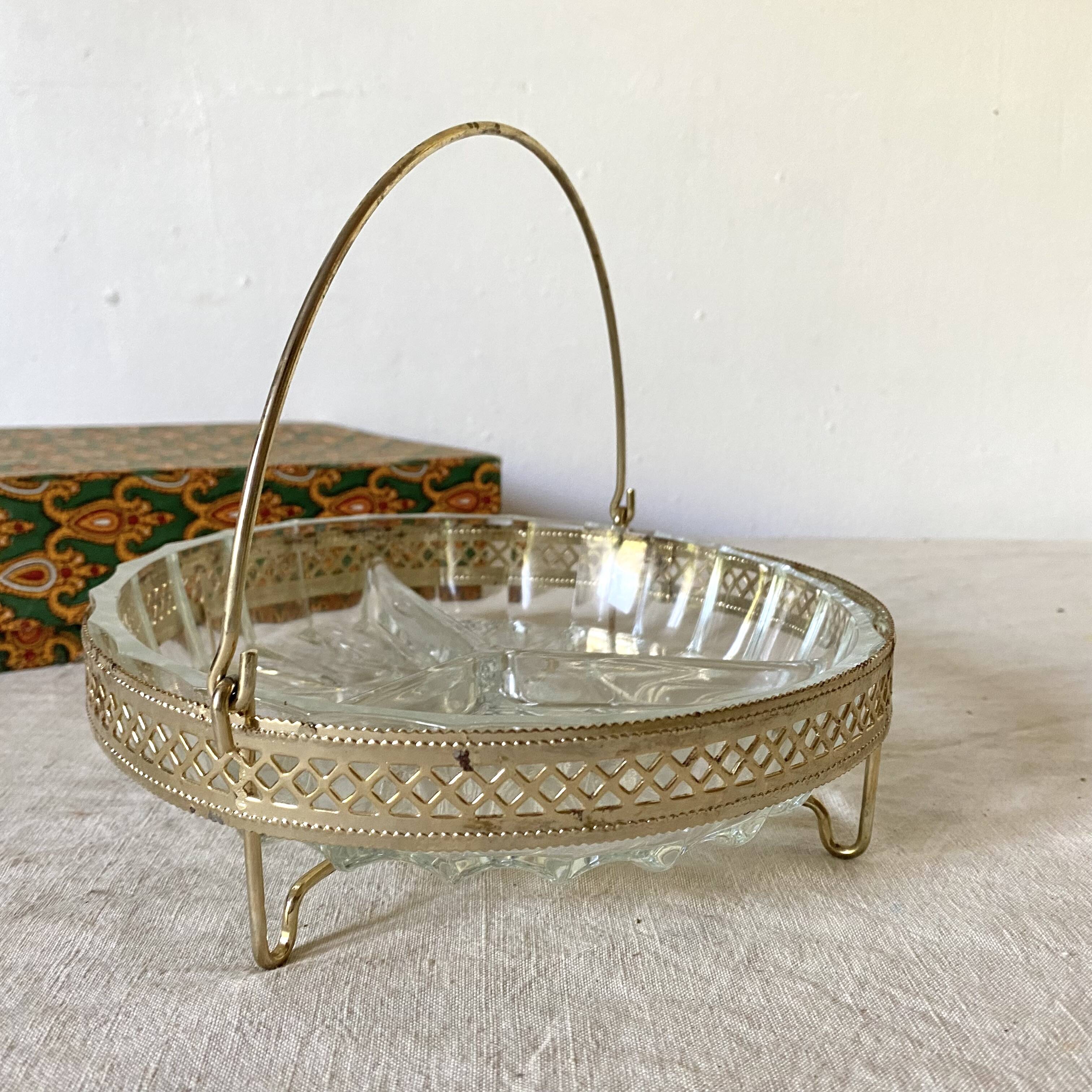70s aperitif serving dish