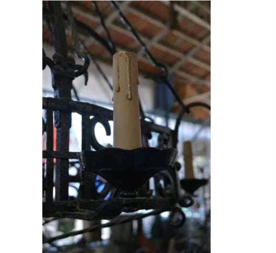 Wrought iron chandelier (large model)