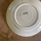 6 flat plates old iron earth Lutetia Longchamp