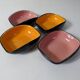 4 vintage ceramic bowls with free-form design