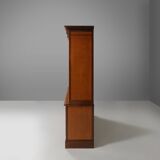 Exquisite Empire Style library cabinet with glass doors, Belgium, 1950s