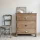 Atypical antique chest of drawers