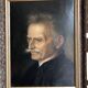 Portrait of a man with a mustache oil on canvas
