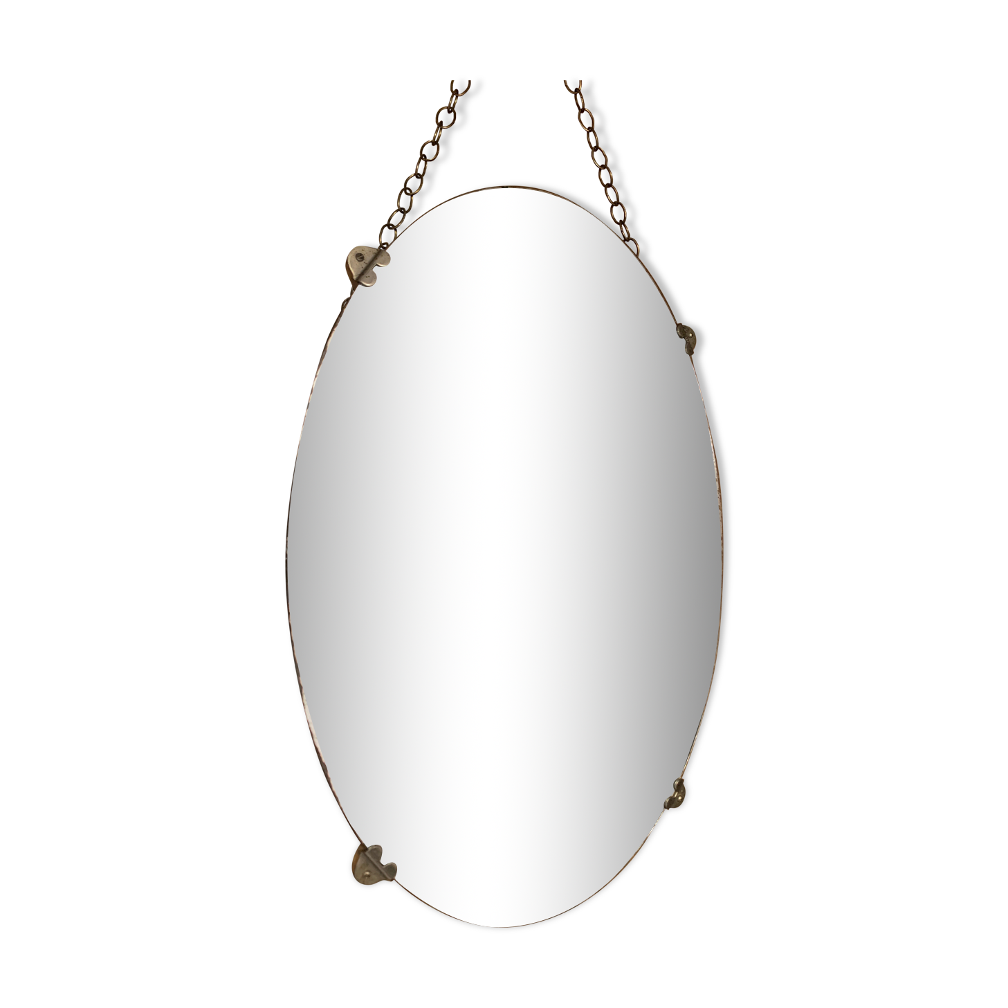 Old oval mirro, 41x60 cm