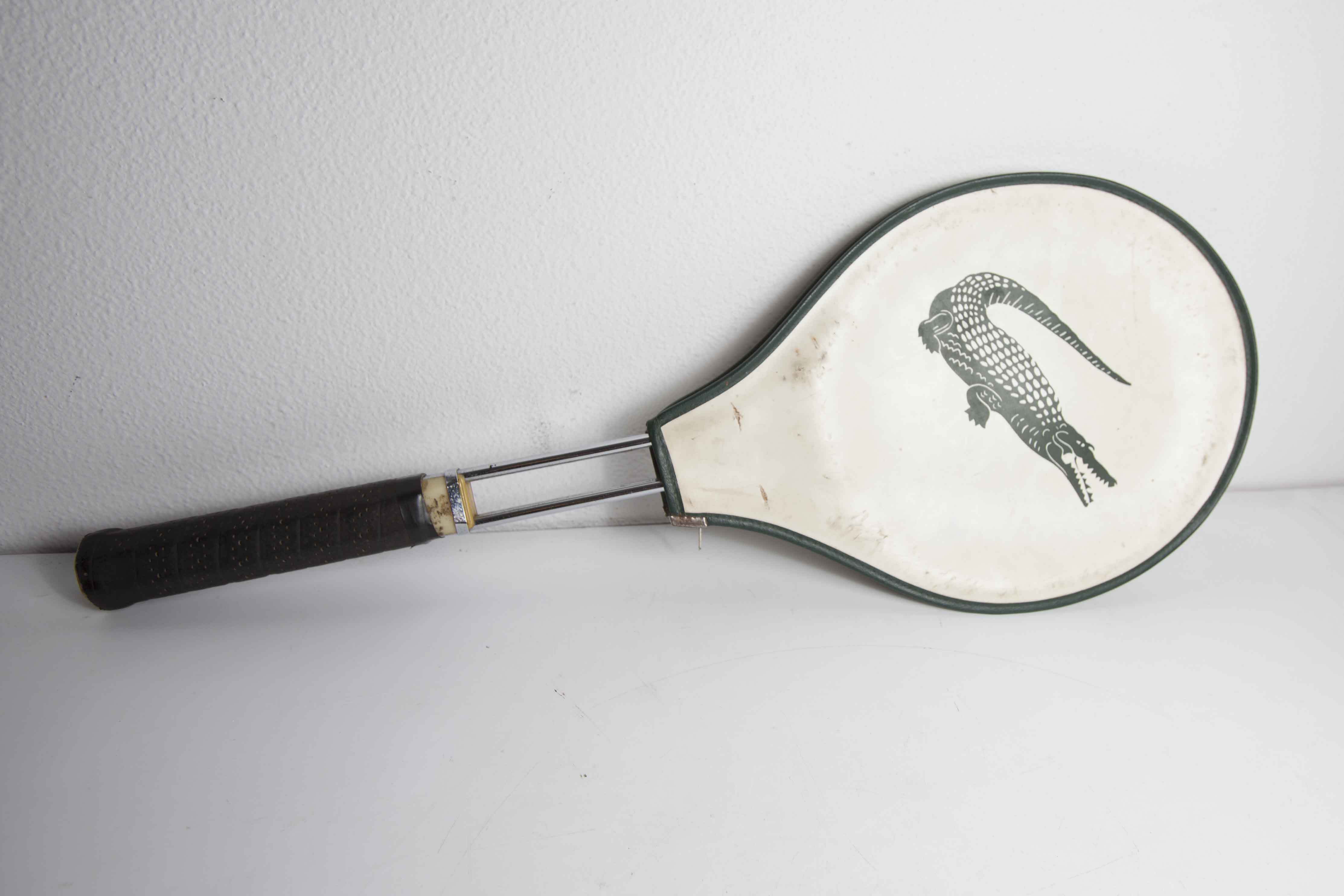 Jimmy Connors 1970 metal chrome racket