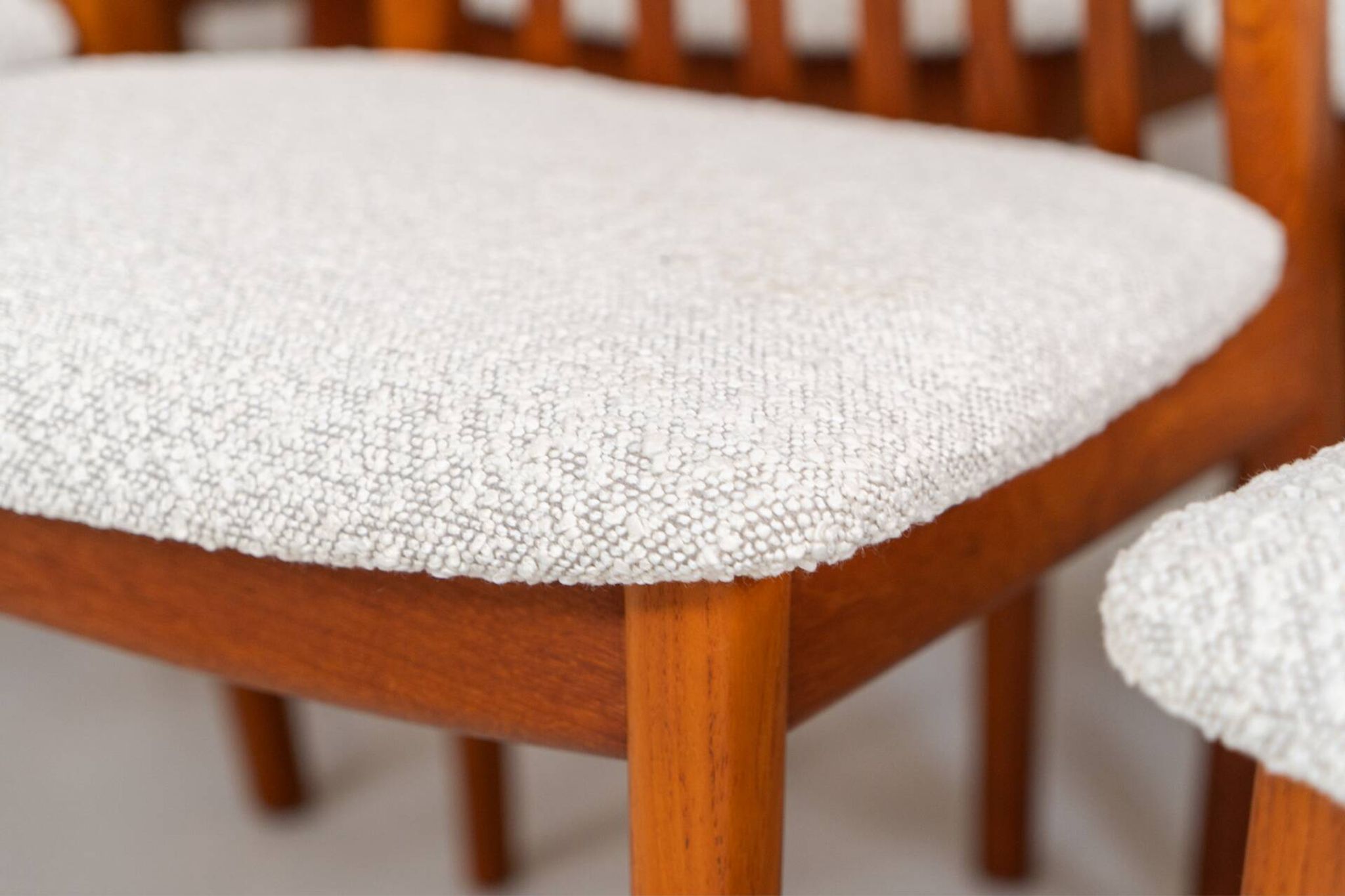 Set of 10 dining chairs by Kai Kristiansen for Schou Andersen (Denmark