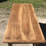 Restored walnut farm table
