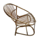 Rattan armchair
