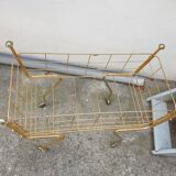 Vintage brass cot
