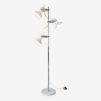 Floor lamp with 3 white adjustable spots, 1970-80
