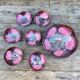 Salad bowl dessert set and ceramic bowls from Vallauris