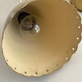 Golden bell mid-century brass pendant lamp set denmark 1960's