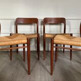 4 Chairs Niels Otto Muller, 1960