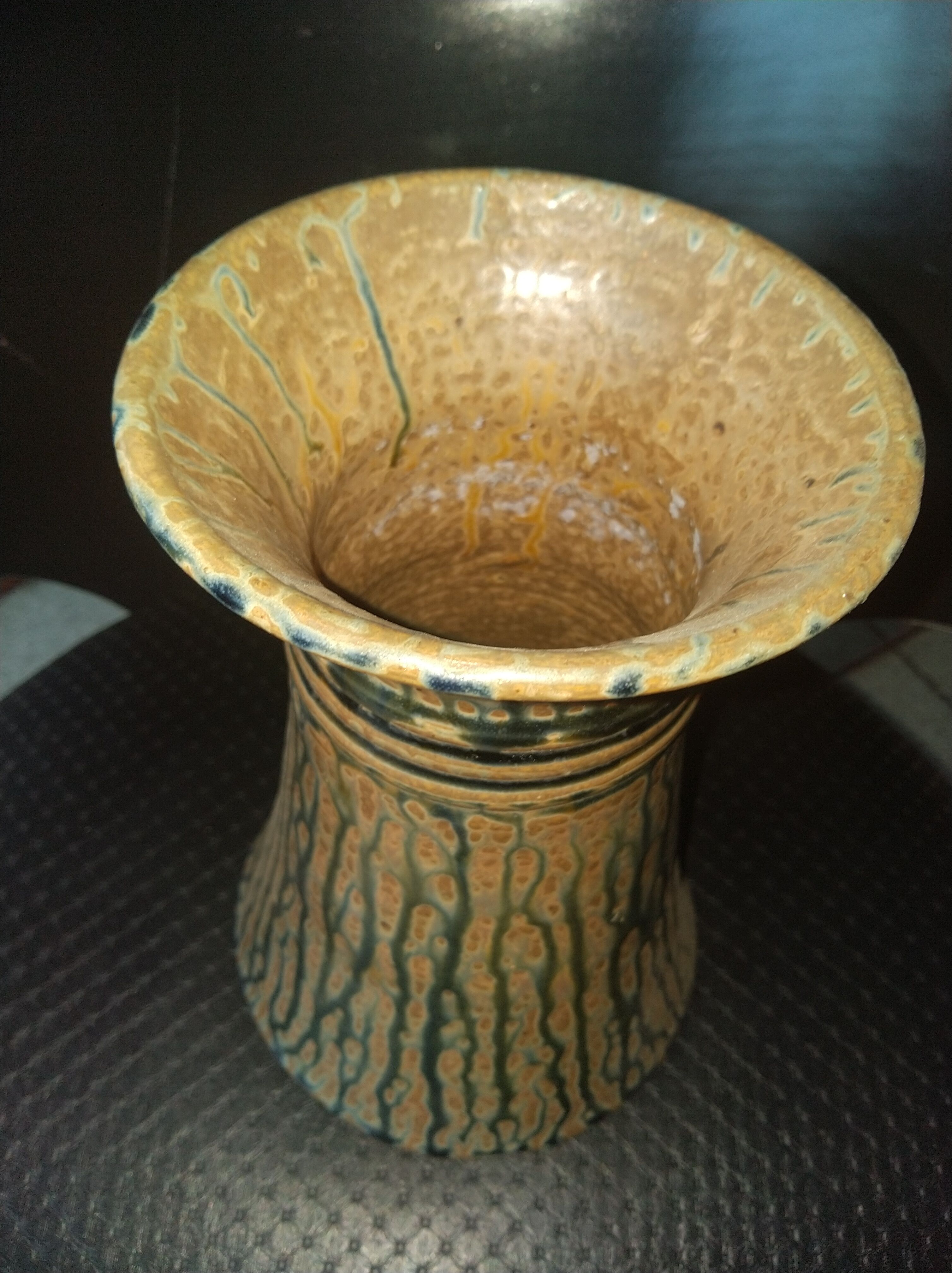 High-fire glazed stoneware vase, 1930/50