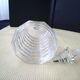 Glass perfume or eau de toilette bottle