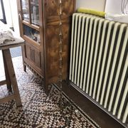Vintage 1950s faux bamboo floor lamp